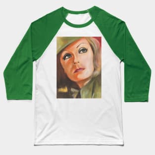 Greta Garbo Baseball T-Shirt